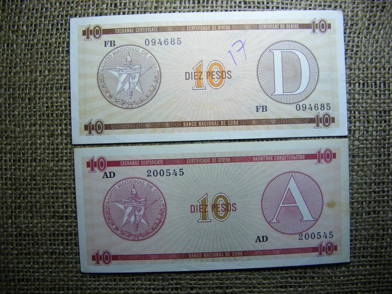 Kuba 10 peso páros, 1949