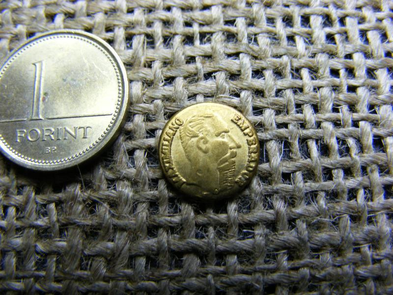 Mexikói 1 Peso, 1865, MINI