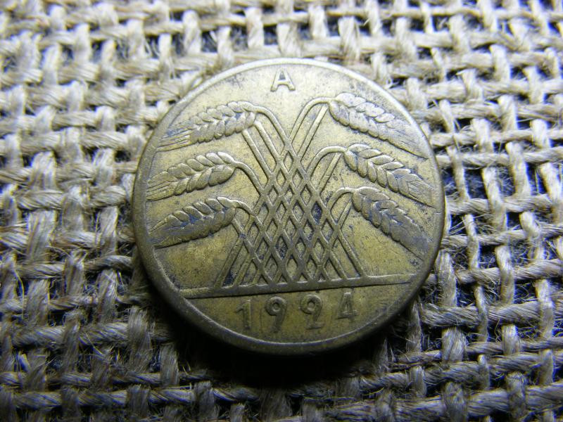 Birodalmi 10 Pfennig, 1924 A