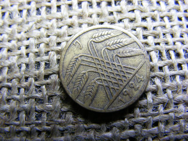 Birodalmi 5 Pfennig, 1924, J