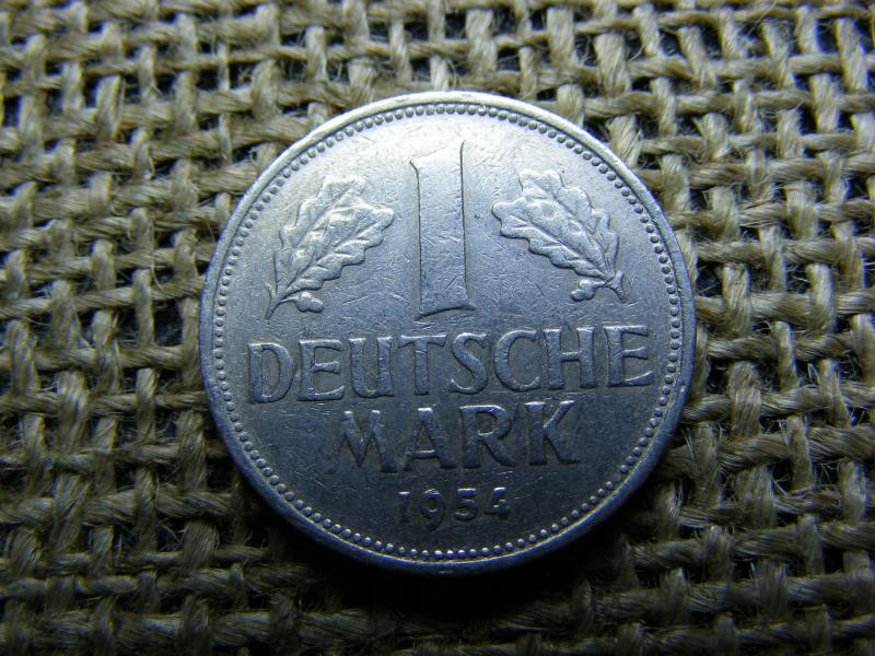 1 márka, 1954, G jelzés
