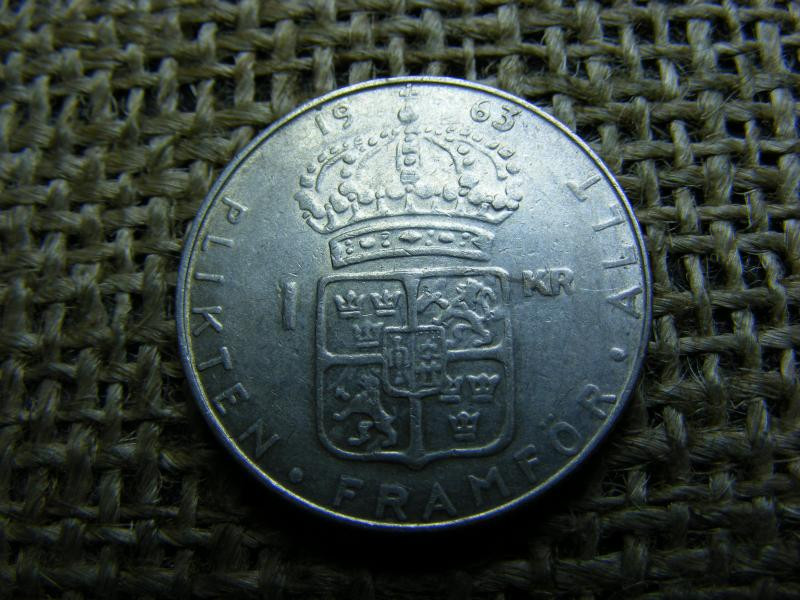 Ezüst 1 korona, 1963