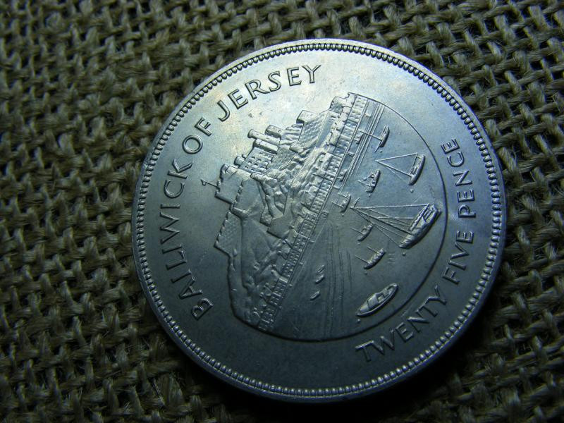 25 pence érme, 1977, Anglia