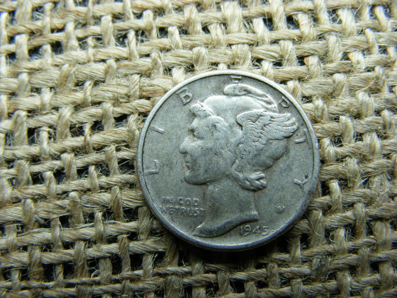 Ezüst USA Dime, 1945