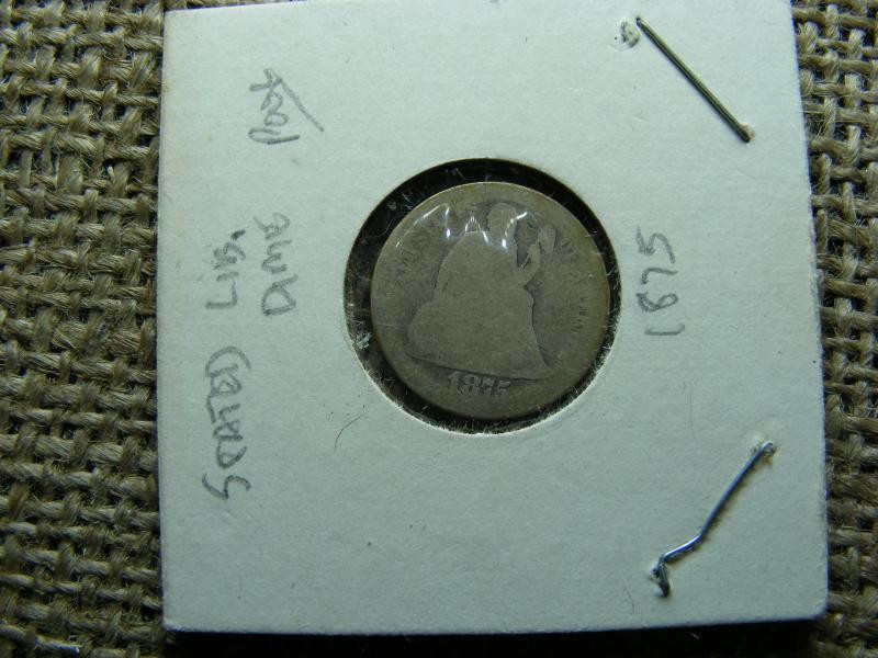 USA Ezüst Dime, 1875