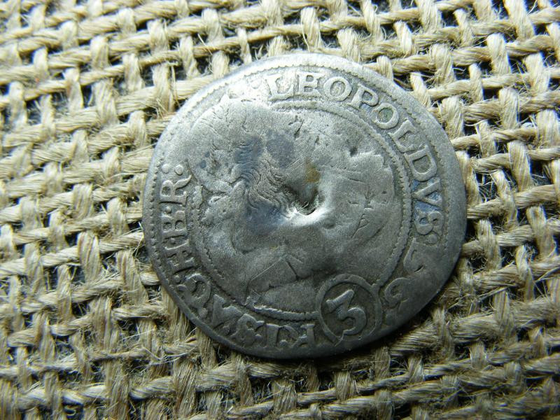 Lipót ezüst 3 krajcár, 1670, Bécs