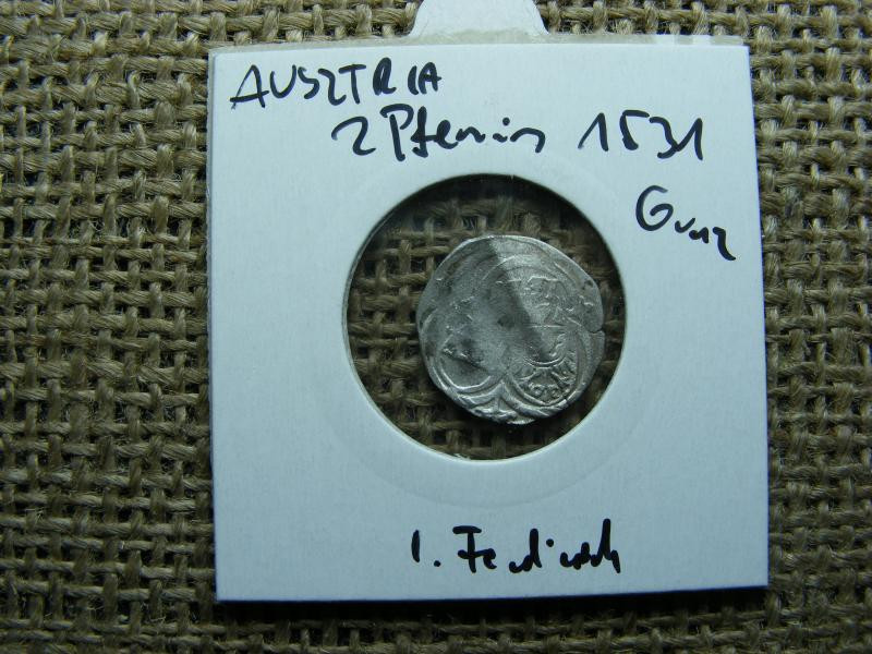 Graz, 2 pfennig, 1531, ezüst