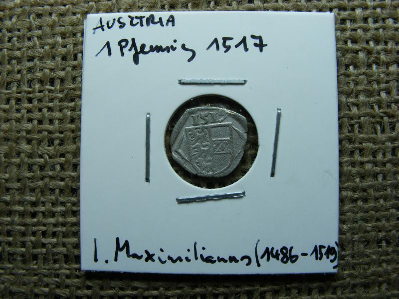 Ausztria, 1 pfennig, 1517, ezüst