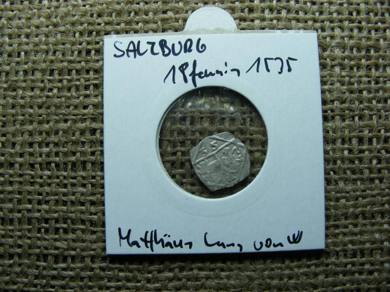 Salzburg 1 Pfennig, 1535, ezüst