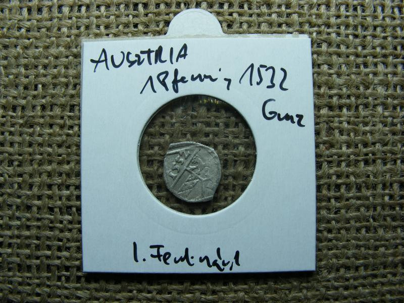 Ausztria, Graz, 1 pfennig, 1532, ezüst
