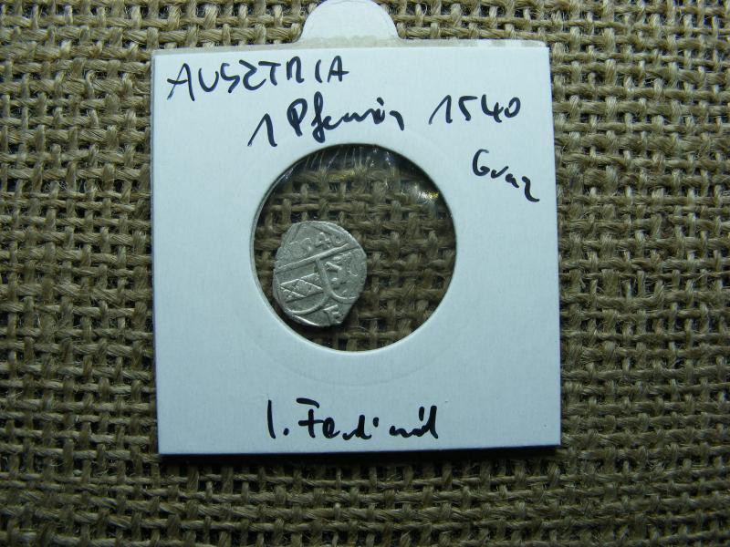 Ausztria, Graz, 1 pfennig, 1540, ezüst