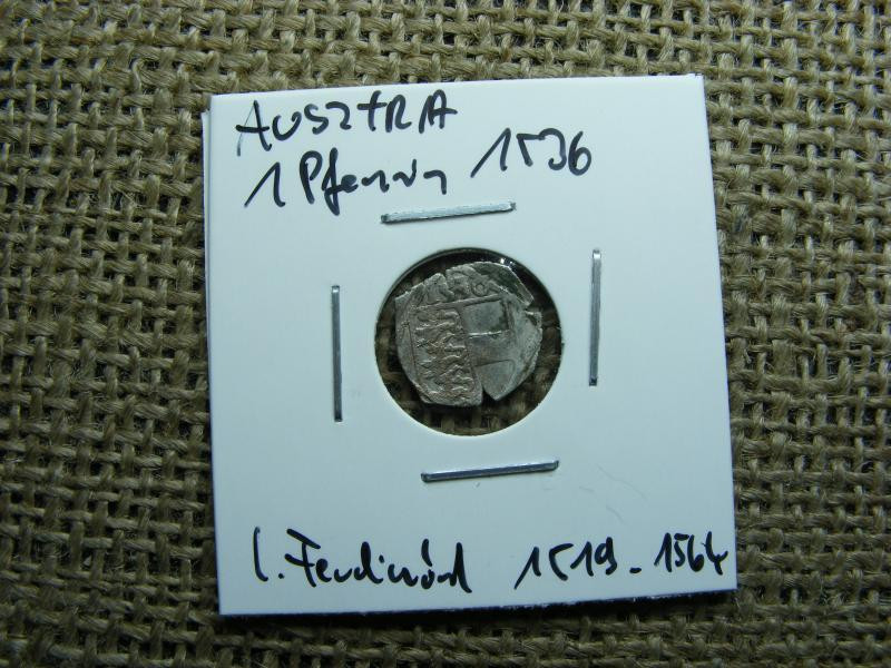 Ausztria, 1 pfennig, 1536, ezüst