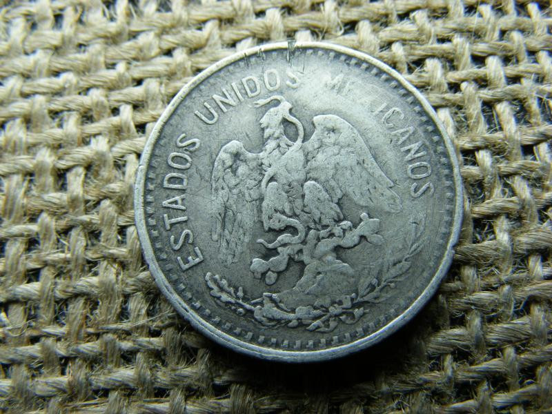 Mexikó, 20 centavos, 1906, ezüst