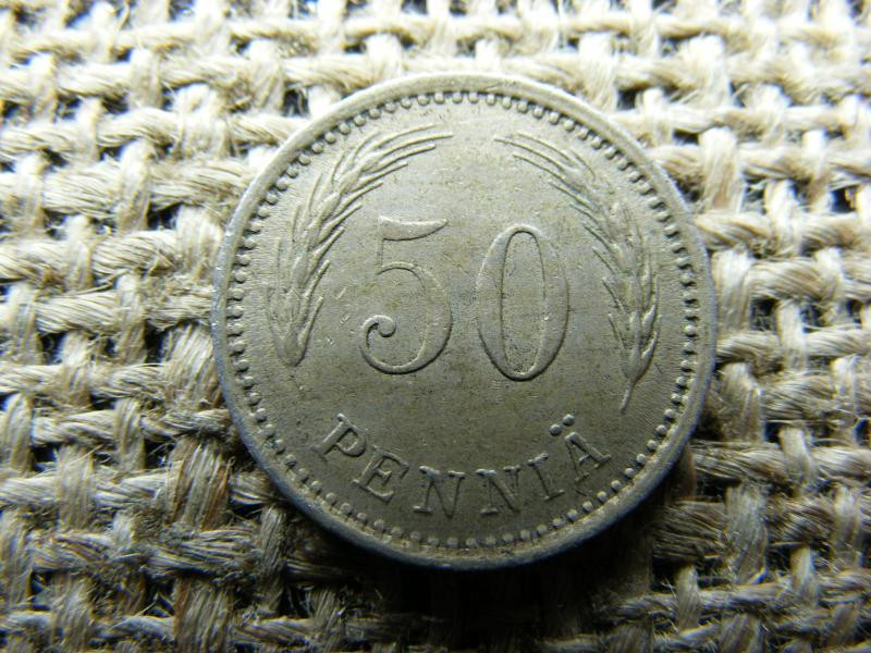 Finn 50 pennia érme, 1921