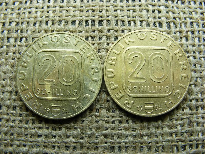 Ausztria, 20 schilling 1994, Bécsi pénzverde