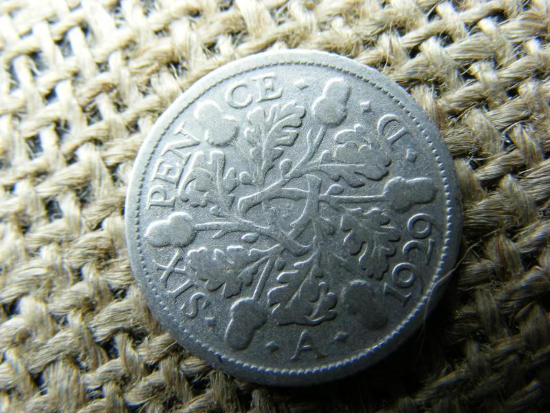 Ezüst 6 pence, 1929, Egyesült Királyság