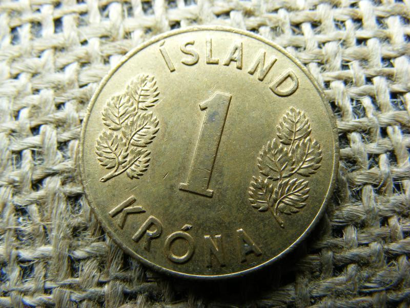 Izland 1 króna, 1970