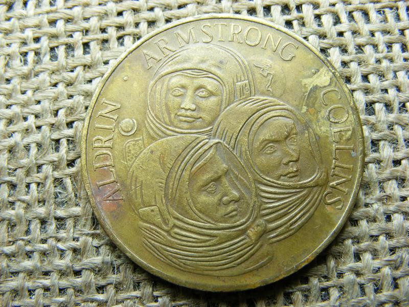 Űrutazás plakett, 1969, Asztronauták