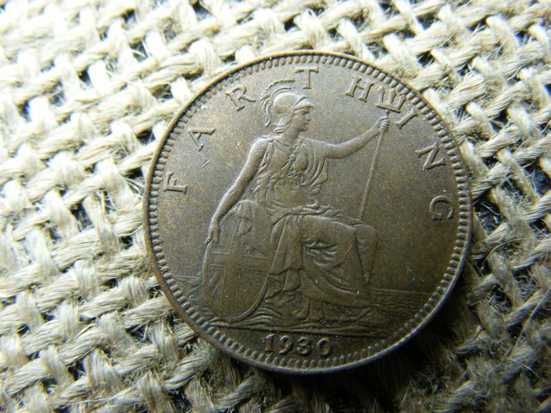 Farthing, 1930, extra