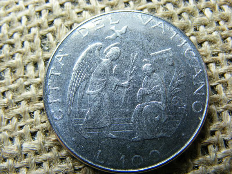 Vatikán 100 lira, 1987