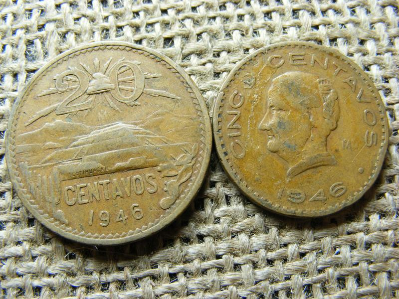 Mexikó 10-20 centavos, 1946