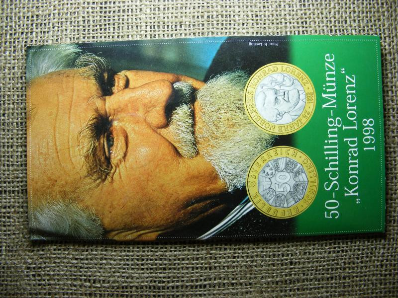 Bicolor 50 schilling érme, 1998, bliszter