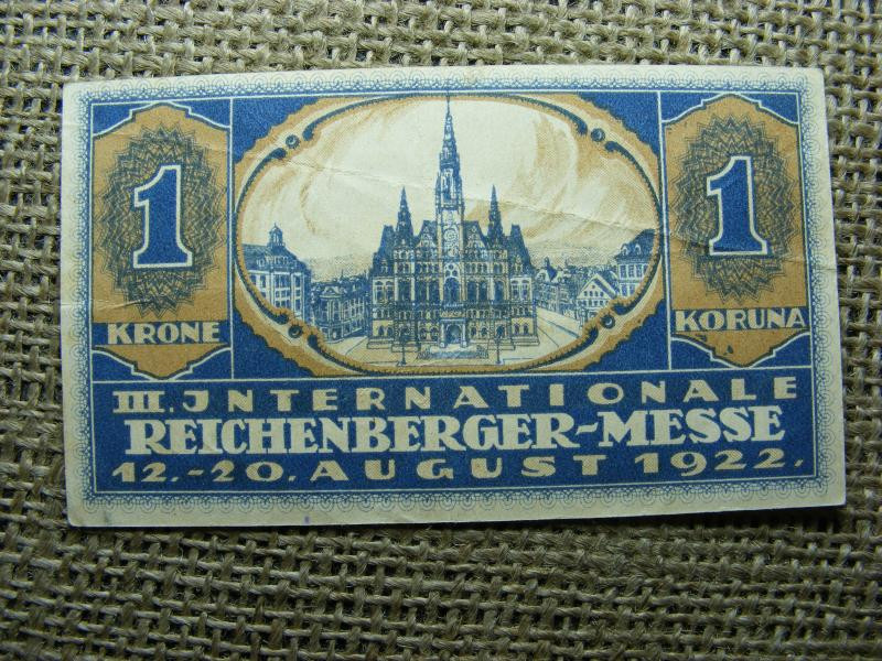 1 korona, 1922, Notgeld