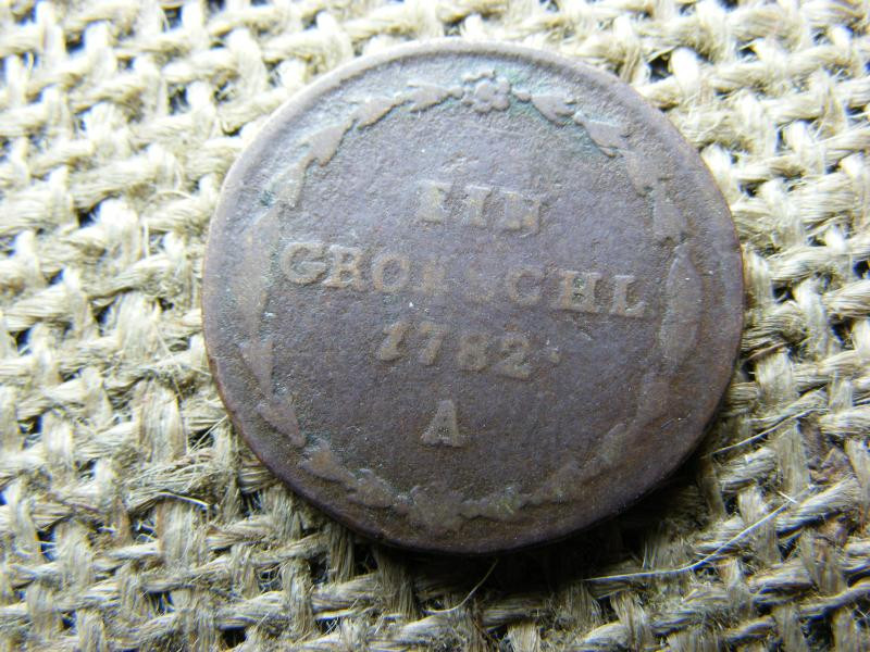1 groschen 1782 A, Habsburg fémpénz