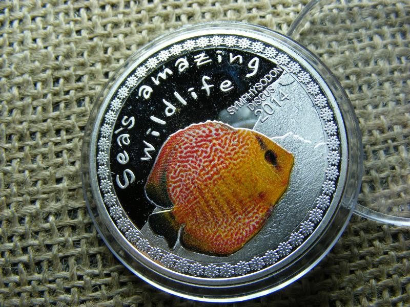 Burundi 5000 francs, 2014, ezüstözött állatos érme