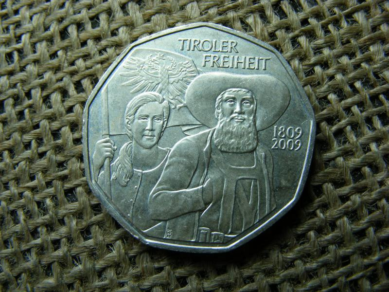 Ezüst 5 euró érme, 2009