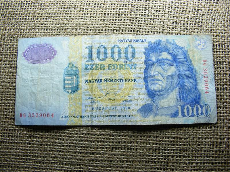 1000 forintos bankjegy, 1998, DG sorozat