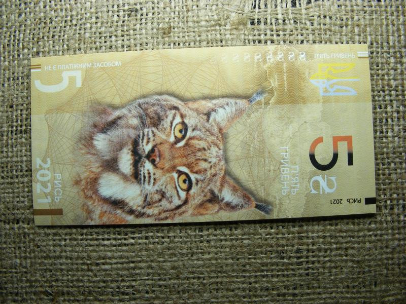 Ukrajna Fantázia Bankjegy, Hrivnya, Állatos, 6