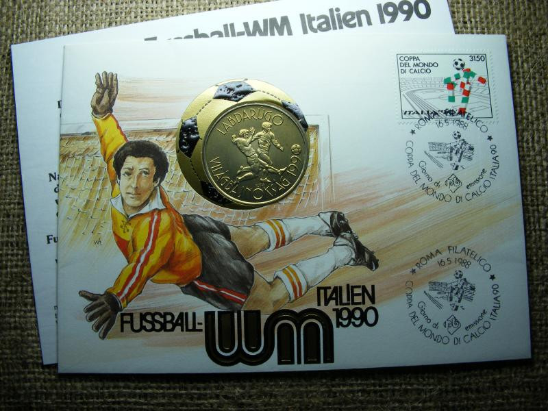 Érmés boríték, 100 forint, 1988, aranyozott