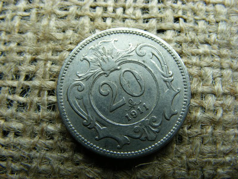 20 Heller, 1911, Korona pénzrendszer