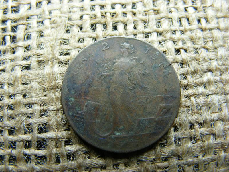 2 Centesimi, 1914, Olasz Királyság
