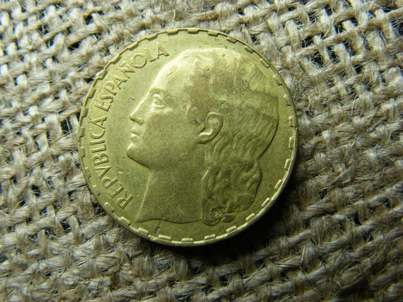 1 peseta érme, 1937