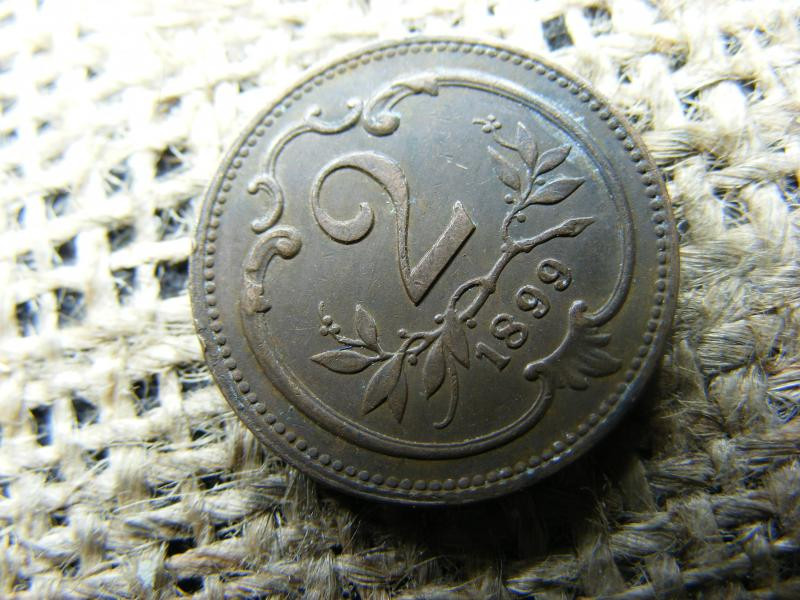 2 heller érme, 1899, Korona
