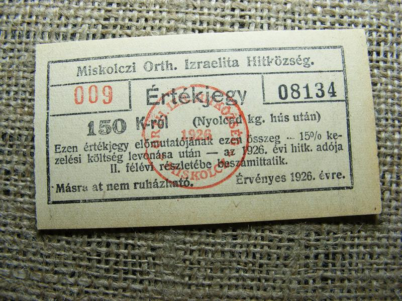 Miskolci Izraelita Hitközség Bárca, 1920-as évek