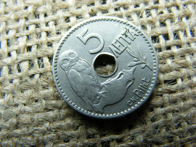 5 Lepta, 1912, Görögország
