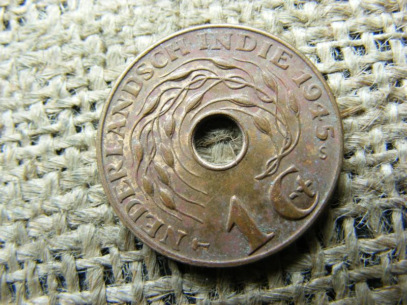 Holland India 1 cent, 1945 S