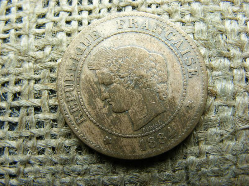 5 Centimes, 1884, Svájci érme