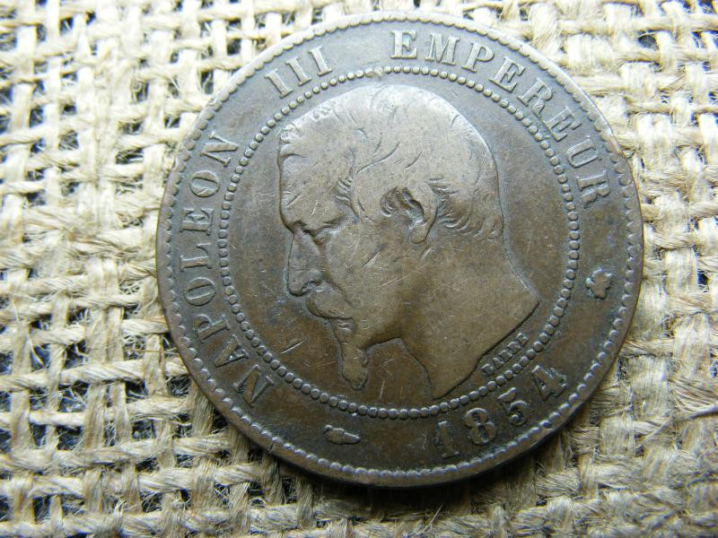 10 Centimes, 1854, K bélyegzőjel