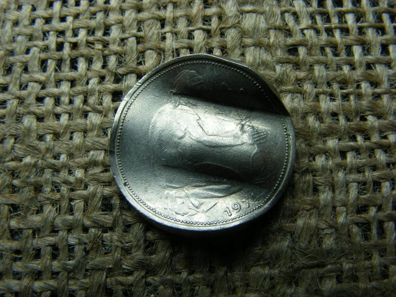 50 Pfennig, 1974, érvénytelenített bankpénz