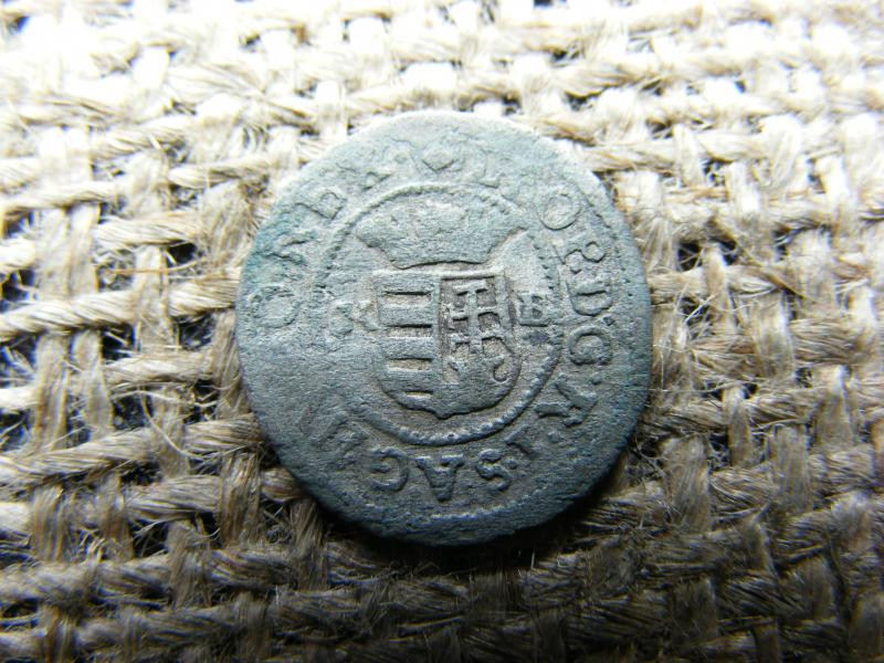 Lipót ezüst dénár, 1695, KB