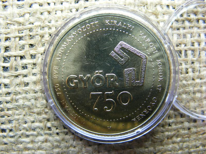 750 forintos érme, 2021, Győr