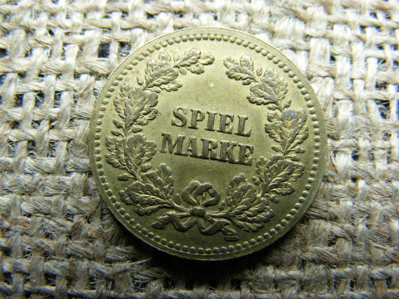 Spiel Marke játékzseton, 1892-1925
