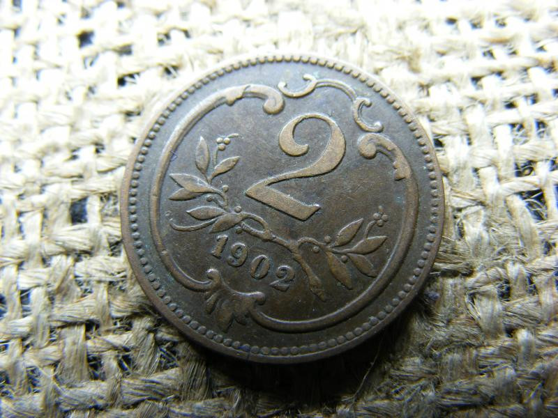 2 heller, 1902, Korona