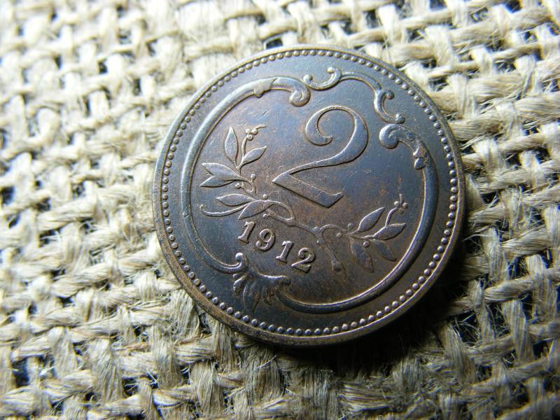 2 Heller, 1912, Korona-pénzrendszer