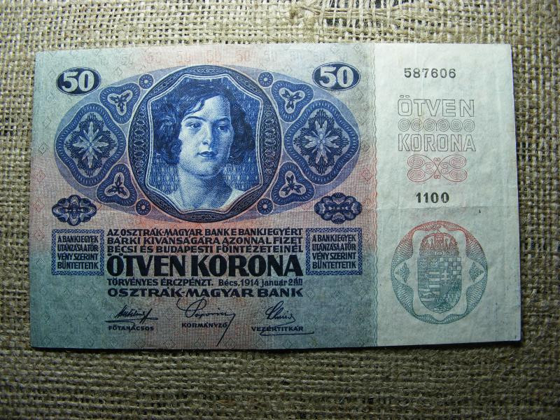 50 korona, 1914, D.Ö.