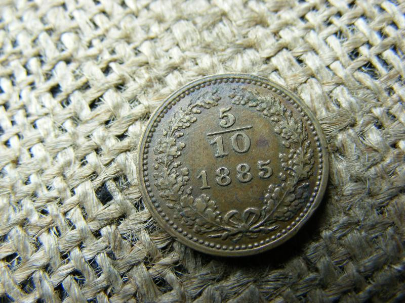 5/10 Krajcár, 1885, Ferenc József